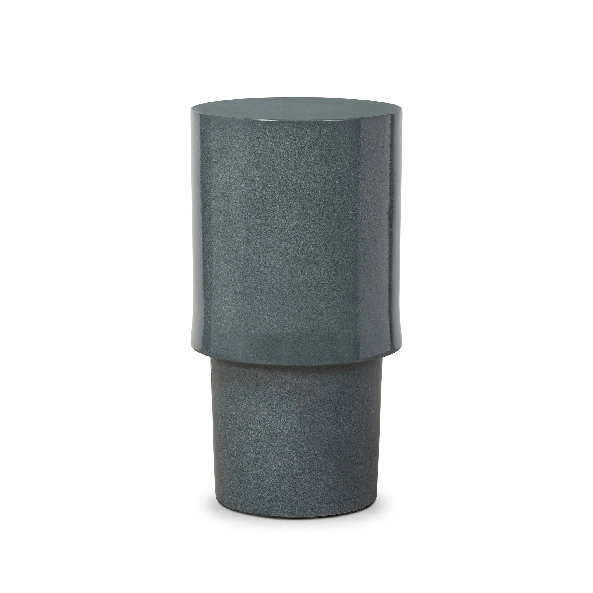 Add an extra surface anywhere with a versatile end table of smooth slate concrete. Its simple shape and smaller scale works into a range of spaces and styles with ease, while a plinth base brings a touch of movement to the whole piece Amethyst Home provides interior design, new home construction design consulting, vintage area rugs, and lighting in the Boston metro area.