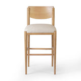 Featuring Piran Essence Natural Bar + Counter Stool by Four Hands at Amethyst Home. Made from natural nettlewood, a gently curved backrest and tapered legs create a simple frame for seating of high-performance fabric. Perfectly sized for the bar. Performance fabrics are specially created to withstand spills, stains, high traffic and wear, ensuring long-ter. Amethyst Home provides interior design, new home construction design consulting, vintage area rugs, and lighting in the Washington metro area.