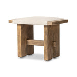 A heritage-inspired stool pairs light, distressed oak with high-performance fabric, bringing extra seating to any room. A pull-through stretcher adds a design-forward touch. Performance fabrics are specially created to withstand spills, stains, high traffic and wear, ensuring long-term comfort and unmatched durability Amethyst Home provides interior design, new home construction design consulting, vintage area rugs, and lighting in the Los Angeles metro area.