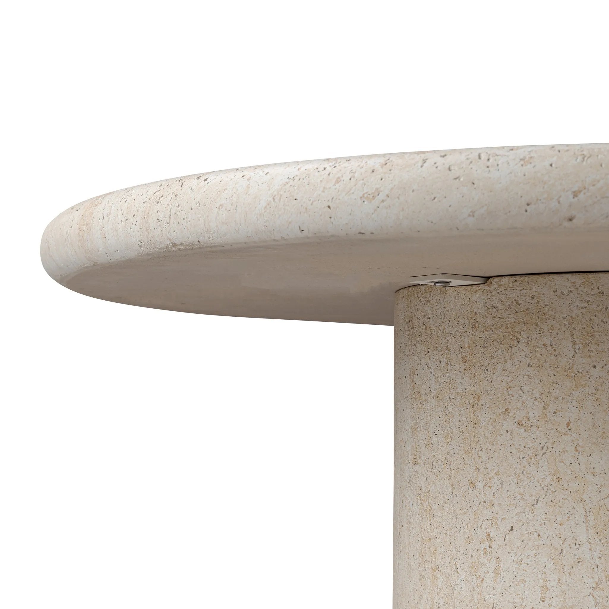 A simple pedestal shape lets the material do the talking on this outdoor dining table. Textured sand concrete resembles natural stone, with lots of natural texture and a beautiful, marble look. Cover or store indoors during inclement weather and when not in use Amethyst Home provides interior design, new home construction design consulting, vintage area rugs, and lighting in the Salt Lake City metro area.