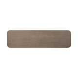 Rounded corners soften the straight-edged look of this 10-drawer dresser, crafted from natural oak in a warm grey finish. Wide smooth-gliding drawers are fully finished on the inside Amethyst Home provides interior design, new home construction design consulting, vintage area rugs, and lighting in the Tampa metro area.