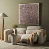 A modern take on the classic recliner. Customize your comfort level with the push of hidden buttons with pieces in our Power Motion collection. Sectional features wide arms with a medium to supportive sit and seat height, plus an adjustable headrest. Zero-clearance design means the sectional can be placed up against a wall. Amethyst Home provides interior design, new home construction design consulting, vintage area rugs, and lighting in the Charlotte metro area.