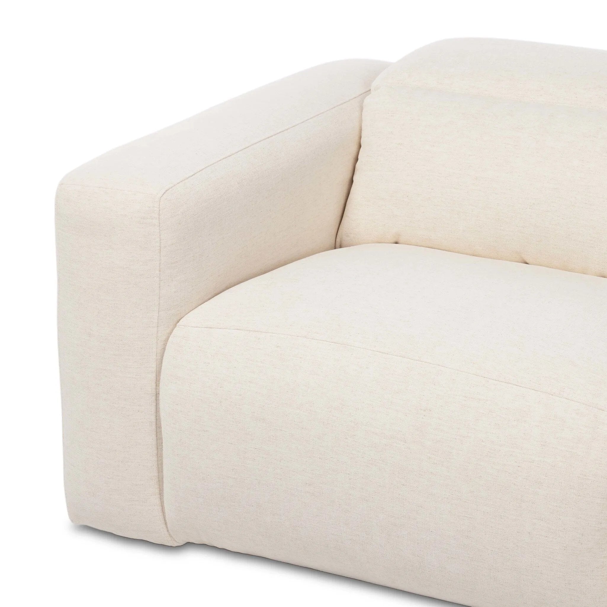 A modern take on the classic recliner. Customize your comfort level with the push of hidden buttons with pieces in our Power Motion collection. Sectional features wide arms with a medium to supportive sit and seat height, plus an adjustable headrest. Zero-clearance design means the sectional can be placed up against a wall. Amethyst Home provides interior design, new home construction design consulting, vintage area rugs, and lighting in the Calabasas metro area.