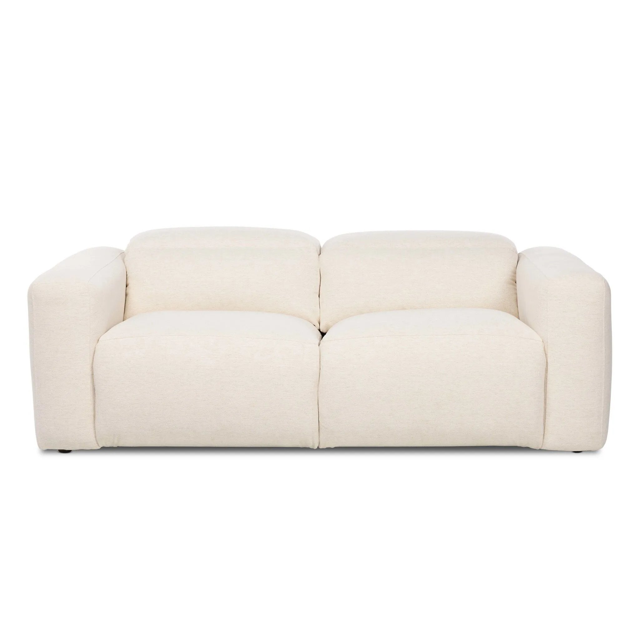A modern take on the classic recliner. Customize your comfort level with the push of hidden buttons with pieces in our Power Motion collection. Sectional features wide arms with a medium to supportive sit and seat height, plus an adjustable headrest. Zero-clearance design means the sectional can be placed up against a wall. Amethyst Home provides interior design, new home construction design consulting, vintage area rugs, and lighting in the Houston metro area.