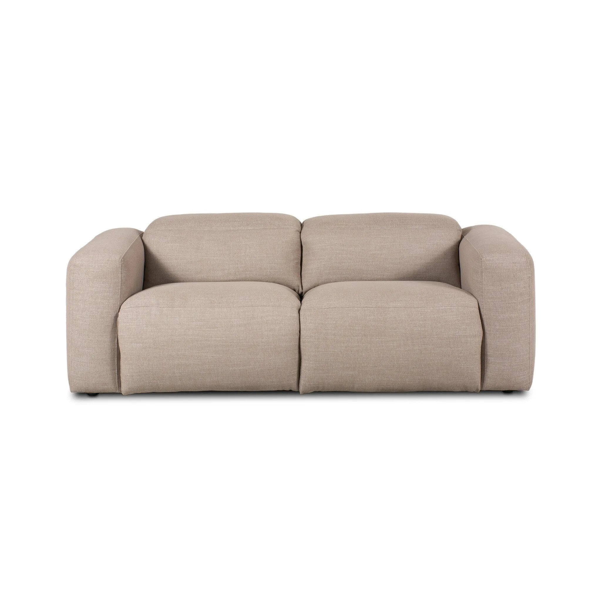 A modern take on the classic recliner. Customize your comfort level with the push of hidden buttons with pieces in our Power Motion collection. Sectional features wide arms with a medium to supportive sit and seat height, plus an adjustable headrest. Amethyst Home provides interior design, new home construction design consulting, vintage area rugs, and lighting in the Calabasas metro area.