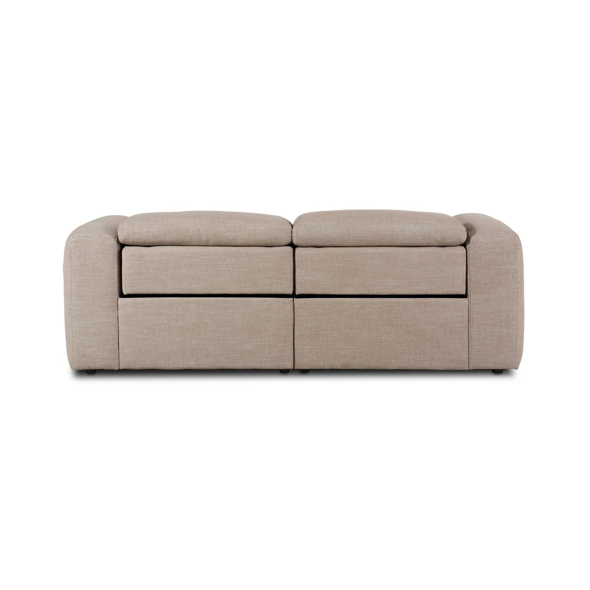 A modern take on the classic recliner. Customize your comfort level with the push of hidden buttons with pieces in our Power Motion collection. Sectional features wide arms with a medium to supportive sit and seat height, plus an adjustable headrest. Amethyst Home provides interior design, new home construction design consulting, vintage area rugs, and lighting in the Dallas metro area.