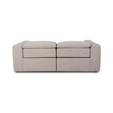 A modern take on the classic recliner. Customize your comfort level with the push of hidden buttons with pieces in our Power Motion collection. Sectional features wide arms with a medium to supportive sit and seat height, plus an adjustable headrest. Zero-clearance design means the sectional can be placed up against a wall. Amethyst Home provides interior design, new home construction design consulting, vintage area rugs, and lighting in the Boston metro area.