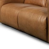 A modern take on the classic recliner. Customize your comfort level with the push of hidden buttons with pieces in our Power Motion collection. Sectional features wide arms with a medium to supportive sit and seat height, plus an adjustable headrest. Zero-clearance design means the sectional can be placed up against a wall. Amethyst Home provides interior design, new home construction design consulting, vintage area rugs, and lighting in the Boston metro area.