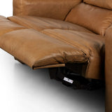 A modern take on the classic recliner. Customize your comfort level with the push of hidden buttons with pieces in our Power Motion collection. Sectional features wide arms with a medium to supportive sit and seat height, plus an adjustable headrest. Zero-clearance design means the sectional can be placed up against a wall. Amethyst Home provides interior design, new home construction design consulting, vintage area rugs, and lighting in the Miami metro area.