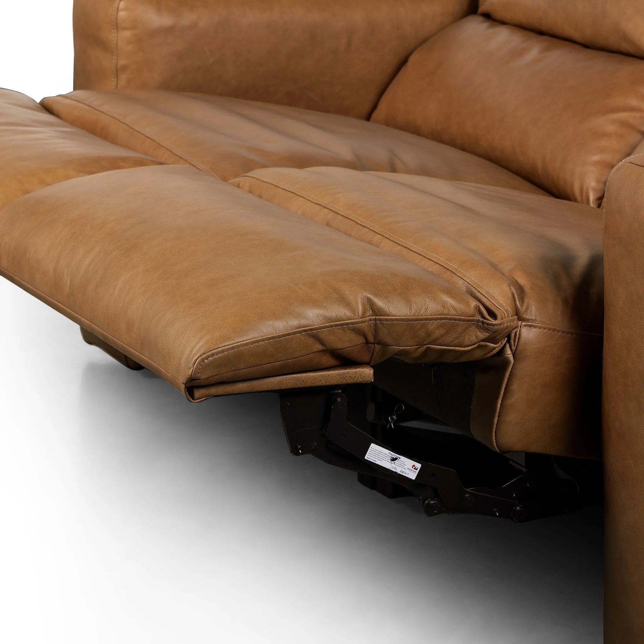 A modern take on the classic recliner. Customize your comfort level with the push of hidden buttons with pieces in our Power Motion collection. Sectional features wide arms with a medium to supportive sit and seat height, plus an adjustable headrest. Zero-clearance design means the sectional can be placed up against a wall. Amethyst Home provides interior design, new home construction design consulting, vintage area rugs, and lighting in the Miami metro area.