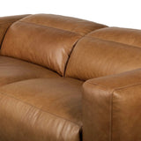 A modern take on the classic recliner. Customize your comfort level with the push of hidden buttons with pieces in our Power Motion collection. Sectional features wide arms with a medium to supportive sit and seat height, plus an adjustable headrest. Zero-clearance design means the sectional can be placed up against a wall. Amethyst Home provides interior design, new home construction design consulting, vintage area rugs, and lighting in the Washington metro area.