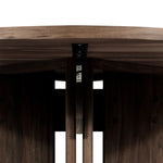 Featuring Railay Stained Toasted Brown Round Outdoor Dining Table by Four Hands at Amethyst Home. Expertly crafted with stained toasted brown wood, the Railay Round Outdoor Dining Table is a stylish addition to any outdoor space. Its durable construction ensures long-lasting use, while providing a sophisticated look for outdoor dining.
Overall Dimensions: 6. Amethyst Home provides interior design, new home construction design consulting, vintage area rugs, and lighting in the Charlotte metro area.