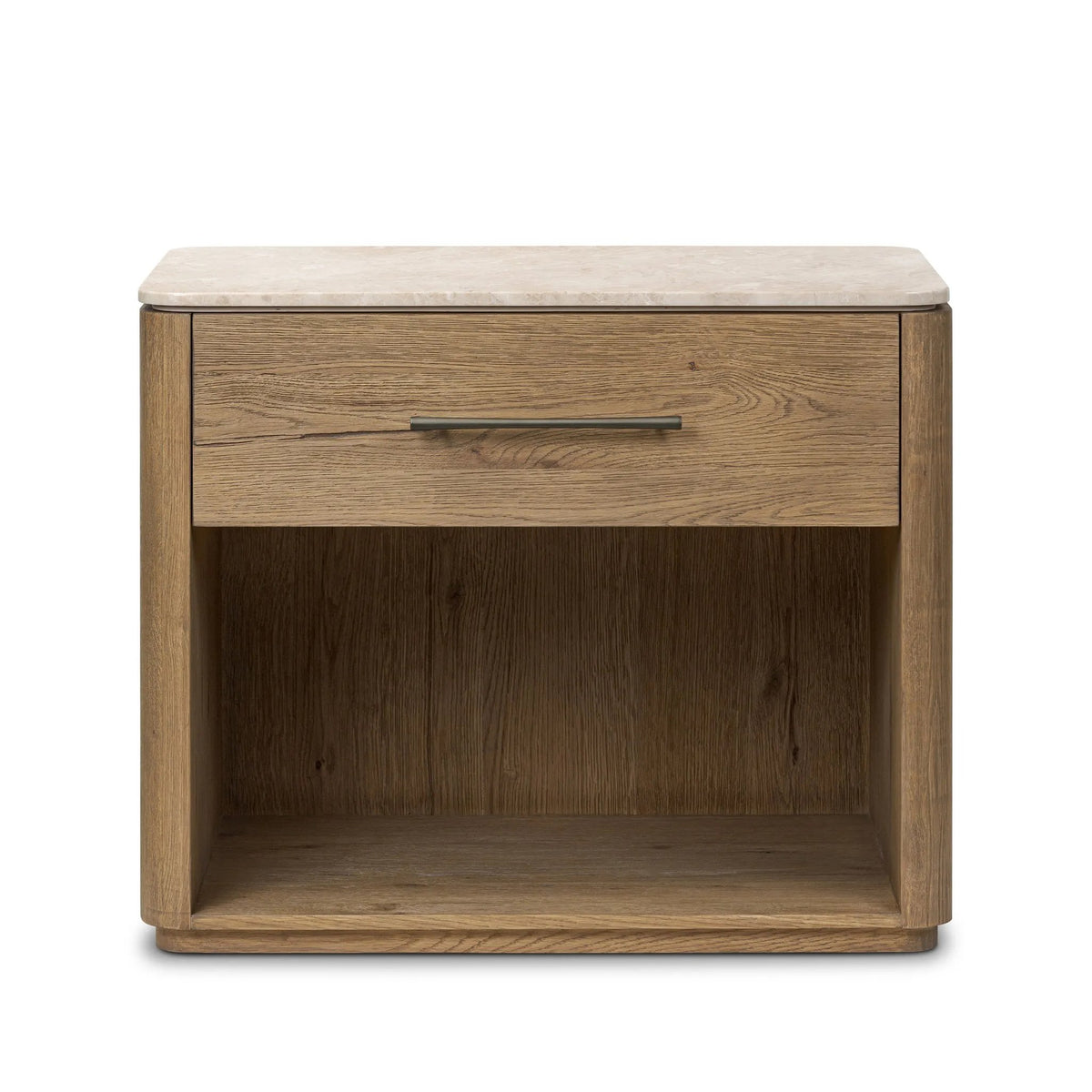 Raleigh Cappuccino Marble Nightstand | shipping 11/25/2025