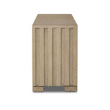 As lovers of luxe design at Amethyst, we love the warm modern inspired Ramos Media Console - Bleached Oak Veneer. This item pairs well with other brands such as Cisco Home and is perfect for modern homes Amethyst Home provides interior design, new home construction design consulting, vintage area rugs, and lighting in the Monterey metro area.