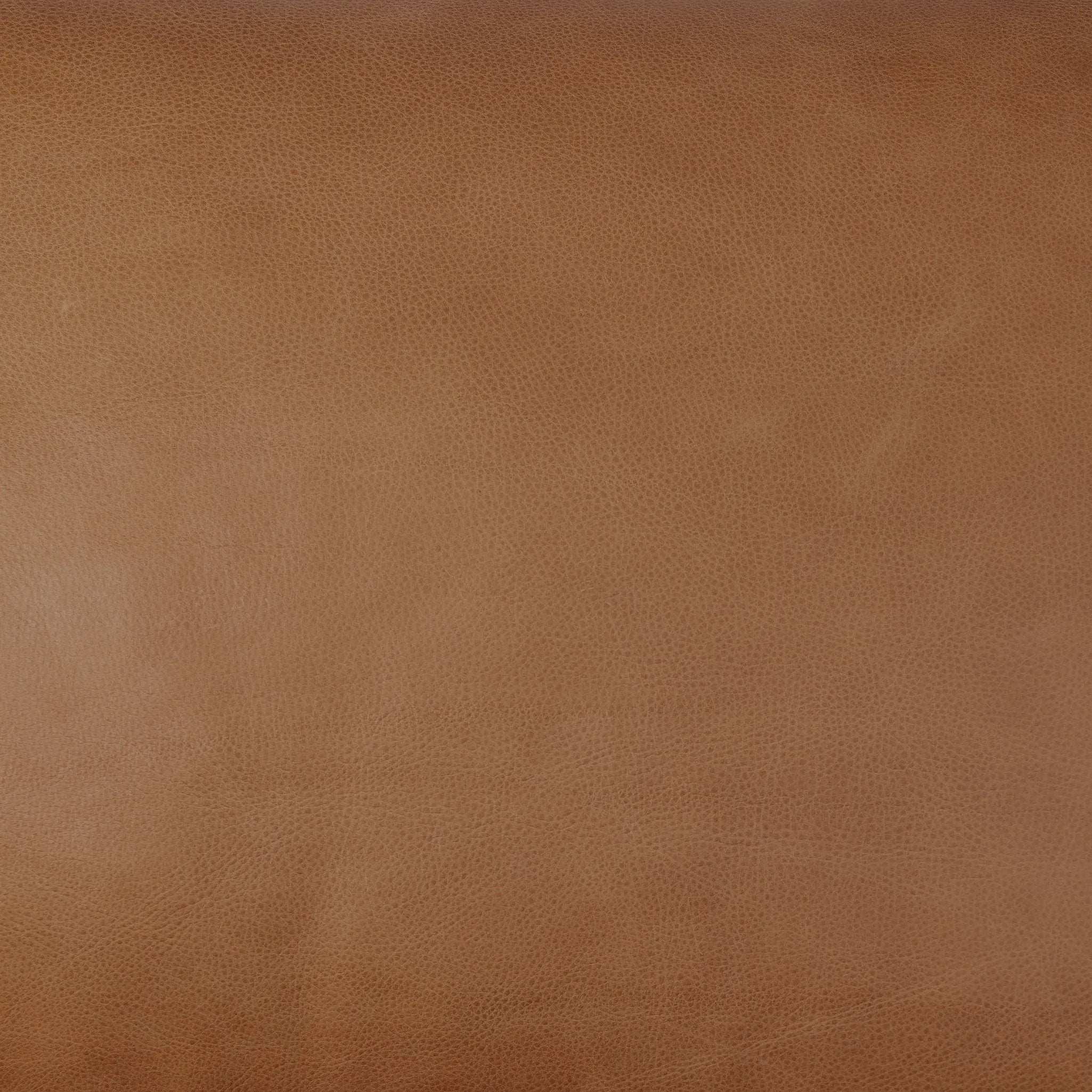 Featuring Reese Palermo Cognac Sofa by Four Hands at Amethyst Home. Effortlessly on-trend. Two-cushion seating of top-grain leather, with knife-edge pillows and welted track arms. Almond-finished legs taper for a modern touch atop midcentury influence.Overall Dimensions: 76.00"w x 35.00"d x 32.75"hWeight : 110.89 lbsMaterials: Top Grain Leather, Poplar Plyw. Amethyst Home provides interior design, new home construction design consulting, vintage area rugs, and lighting in the Calabasas metro area.