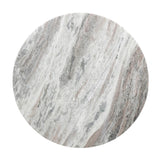 A bold, sculptural presence with movement throughout. This solid marble table features a stacked fluted base and bullnose-edged top that combine to let the natural variation of the material take center stage.As fans of clean design at Amethyst, we love the nature inspired Reeves Dining Table - River Grey Marble. Amethyst Home provides interior design, new home construction design consulting, vintage area rugs, and lighting in the Newport Beach metro area.