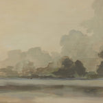 Inspired by nature and the beauty of ordinary life, Dallas-based artist Lauren Fuhr captures a peaceful lake scene. Complemented by a natural maple floater frame. Handmade in Austin, Texas Amethyst Home provides interior design, new home construction design consulting, vintage area rugs, and lighting in the Miami metro area.