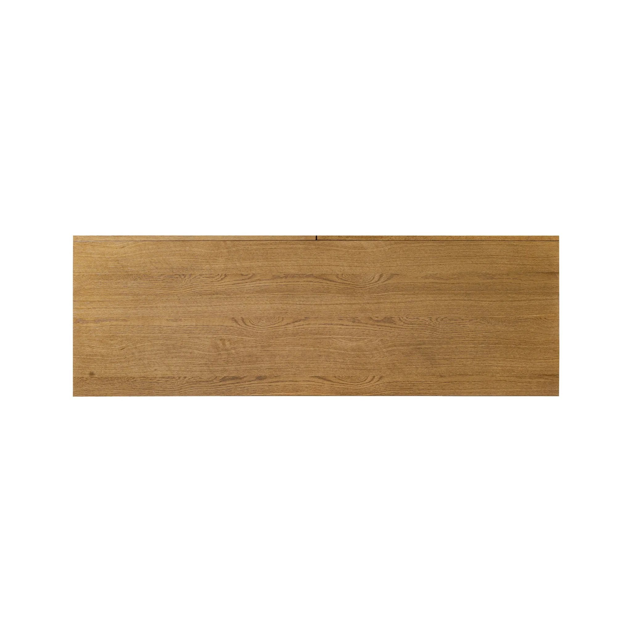 Amber-finished oak forms a clean silhouette for eight spacious drawers with iron hardware wrapped in black top-grain leather. This item has been modified to comply with the STURDY Act. See a full list of modified products and data changes in the “STURDY Act” file in the Downloads section below Amethyst Home provides interior design, new home construction design consulting, vintage area rugs, and lighting in the Charlotte metro area.