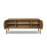Amber-finished oak crafts shapes a clean silhouette, accented with iron hardware wrapped in black top-grain leather. Vary-sized drawers offer plenty of storage, while outset legs bring a design-forward touch Amethyst Home provides interior design, new home construction design consulting, vintage area rugs, and lighting in the Salt Lake City metro area.