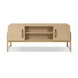 Featuring Rosedale Yucca Oak Veneer Executive Desk by Four Hands at Amethyst Home. Accented with iron hardware wrapped in tan top-grain leather, light-finished oak crafts shapes a clean silhouette. Vary-sized drawers offer plenty of storage, while outset legs bring a design-forward touch.Overall Dimensions: 72.75"w x 30.00"d x 30.00"hWeight : 202.82 lbs. Amethyst Home provides interior design, new home construction design consulting, vintage area rugs, and lighting in the Winter Garden metro area.