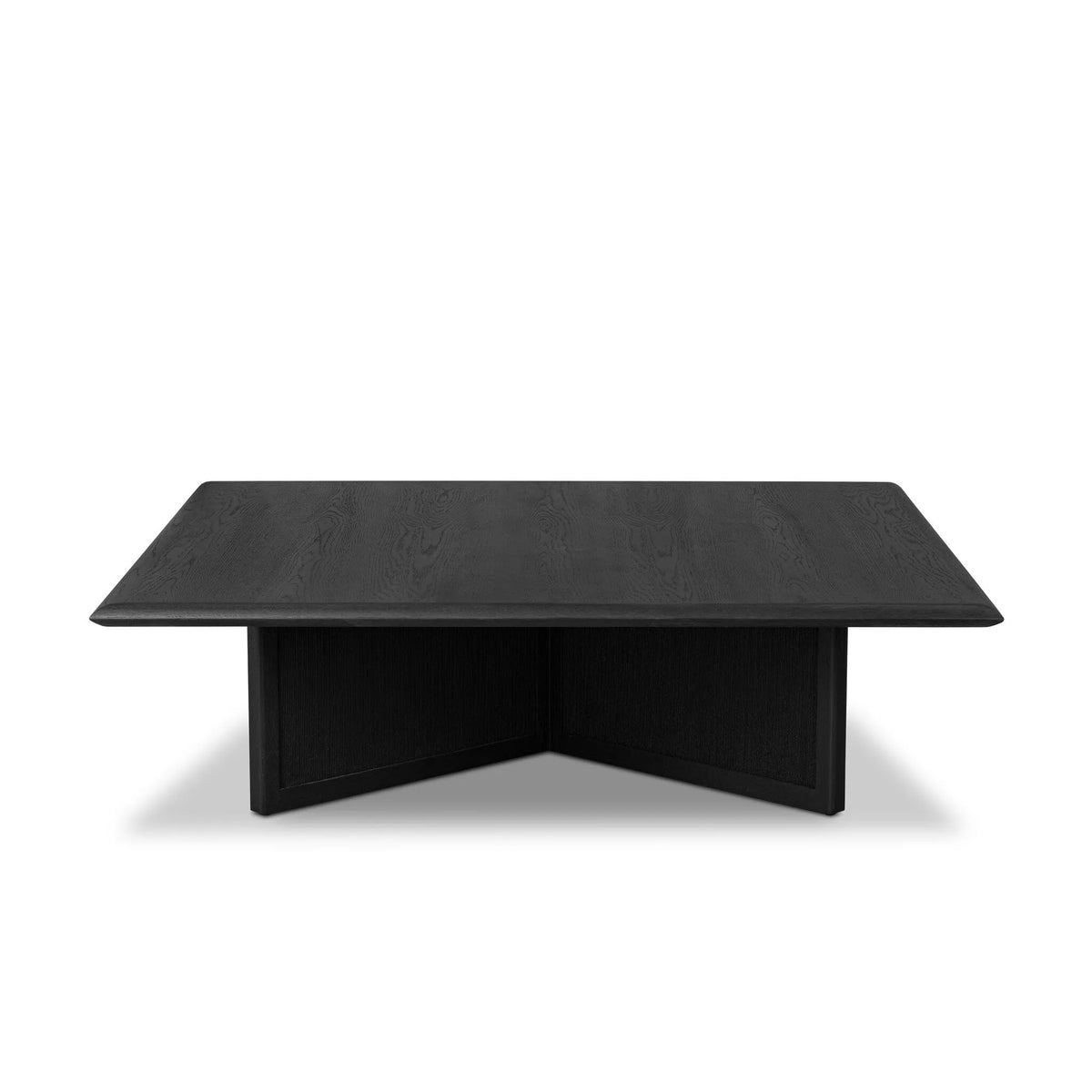 Rosenell Black Oak Square Coffee Table | shipping 09/23/2025