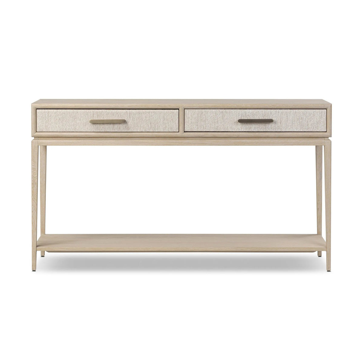 Rosenell Natural Oak Console Table 60" | shipping 08/26/2025