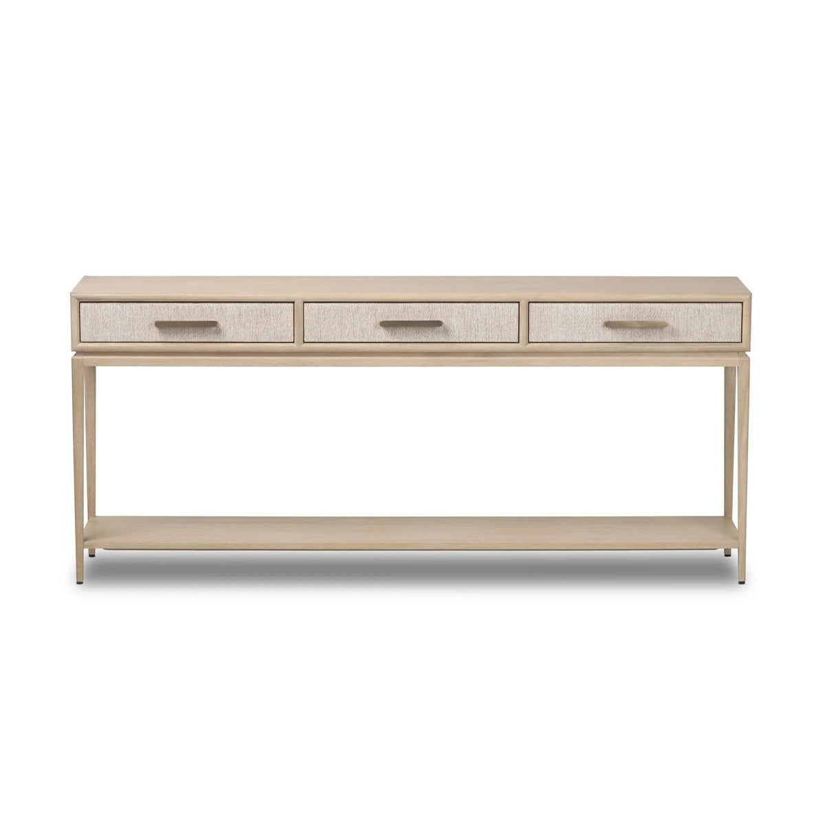 Rosenell Natural Oak Console Table 78" | ready to ship!