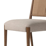 Featuring Rothler Alcala Wheat Dining Chair by Four Hands at Amethyst Home. Enhance your dining experience with the Rothler Alcala Wheat Dining Chair. Crafted with high-quality materials, this dining chair provides both comfort and style. Its elegant design adds a touch of sophistication to any dining room. Get ready to dine in luxury. 
Overall Dimensions: . Amethyst Home provides interior design, new home construction design consulting, vintage area rugs, and lighting in the Calabasas metro area.