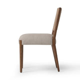 Featuring Rothler Alcala Wheat Dining Chair by Four Hands at Amethyst Home. Enhance your dining experience with the Rothler Alcala Wheat Dining Chair. Crafted with high-quality materials, this dining chair provides both comfort and style. Its elegant design adds a touch of sophistication to any dining room. Get ready to dine in luxury. 
Overall Dimensions: 24. Amethyst Home provides interior design, new home construction design consulting, vintage area rugs, and lighting in the Houston metro area.