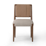 Featuring Rothler Alcala Wheat Dining Chair by Four Hands at Amethyst Home. Enhance your dining experience with the Rothler Alcala Wheat Dining Chair. Crafted with high-quality materials, this dining chair provides both comfort and style. Its elegant design adds a touch of sophistication to any dining room. Get ready to dine in luxury. 
Overall Dimensions. Amethyst Home provides interior design, new home construction design consulting, vintage area rugs, and lighting in the Los Angeles metro area.