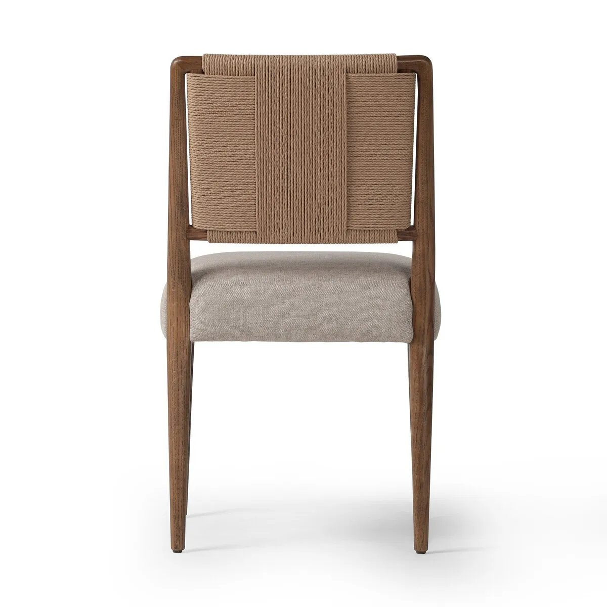 Featuring Rothler Alcala Wheat Dining Chair by Four Hands at Amethyst Home. Enhance your dining experience with the Rothler Alcala Wheat Dining Chair. Crafted with high-quality materials, this dining chair provides both comfort and style. Its elegant design adds a touch of sophistication to any dining room. Get ready to dine in luxury. 
Overall Dimensions: 2. Amethyst Home provides interior design, new home construction design consulting, vintage area rugs, and lighting in the Monterey metro area.
