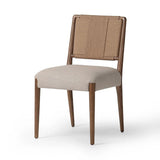 Featuring Rothler Alcala Wheat Dining Chair by Four Hands at Amethyst Home. Enhance your dining experience with the Rothler Alcala Wheat Dining Chair. Crafted with high-quality materials, this dining chair provides both comfort and style. Its elegant design adds a touch of sophistication to any dining room. Get ready to dine in luxury. 
Overall Dimensi. Amethyst Home provides interior design, new home construction design consulting, vintage area rugs, and lighting in the Salt Lake City metro area.