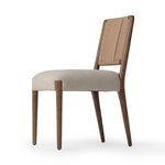 Featuring Rothler Alcala Wheat Dining Chair by Four Hands at Amethyst Home. Enhance your dining experience with the Rothler Alcala Wheat Dining Chair. Crafted with high-quality materials, this dining chair provides both comfort and style. Its elegant design adds a touch of sophistication to any dining room. Get ready to dine in luxury. 
Overall Dimensions:. Amethyst Home provides interior design, new home construction design consulting, vintage area rugs, and lighting in the Washington metro area.