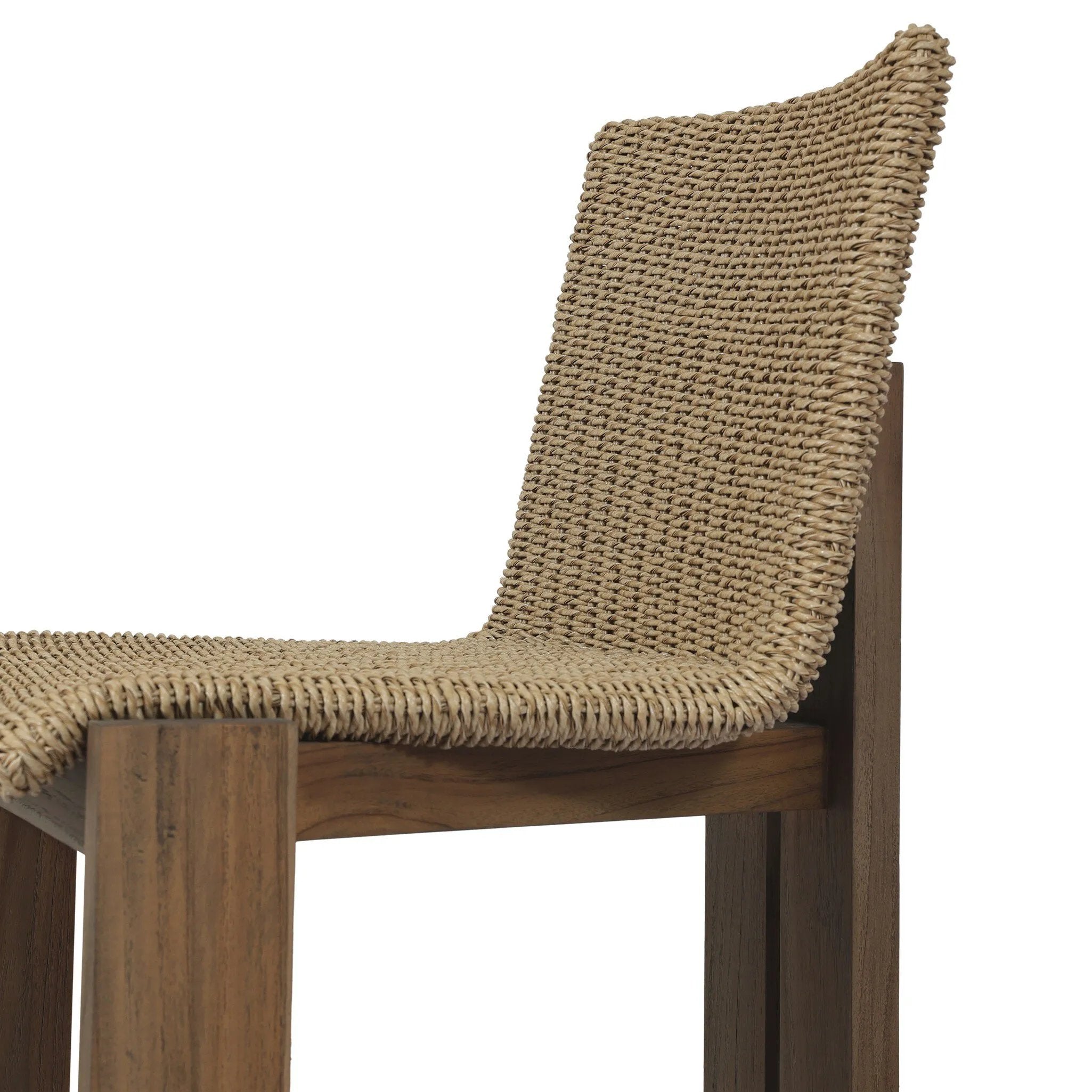 Featuring Roxy Faux Hyacinth Outdoor Dining Chair by Four Hands at Amethyst Home. Introducing the Roxy Faux Hyacinth Outdoor Dining Chair. Crafted with durable materials, this dining chair is designed to withstand the elements. With its stylish design and sturdy construction, it's the perfect addition to any outdoor patio or dining space. Get ready to relax a. Amethyst Home provides interior design, new home construction design consulting, vintage area rugs, and lighting in the Seattle metro area.
