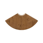 A coffee table that moves with you. Made from oak burl veneer with beautiful movement, this three-piece design pulls apart to create different looks and configurations based on your needs. Pushed together, individual pieces shape a circle; create a wave shape touching just the end pieces together — or, style all three apart. Amethyst Home provides interior design, new home construction design consulting, vintage area rugs, and lighting in the Salt Lake City metro area.