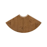 A coffee table that moves with you. Made from oak burl veneer with beautiful movement, this three-piece design pulls apart to create different looks and configurations based on your needs. Pushed together, individual pieces shape a circle; create a wave shape touching just the end pieces together — or, style all three apart. Amethyst Home provides interior design, new home construction design consulting, vintage area rugs, and lighting in the Salt Lake City metro area.