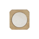 Style this versatile end table virtually anywhere, thanks to its light finish and smaller scale. Made from natural mango with an inset circle of cream-colored marble on top.As enthusiasts of luxe aesthetics at Amethyst, we love the warm modern inspired Rumi End Table. Amethyst Home provides interior design, new home construction design consulting, vintage area rugs, and lighting in the Nashville metro area.