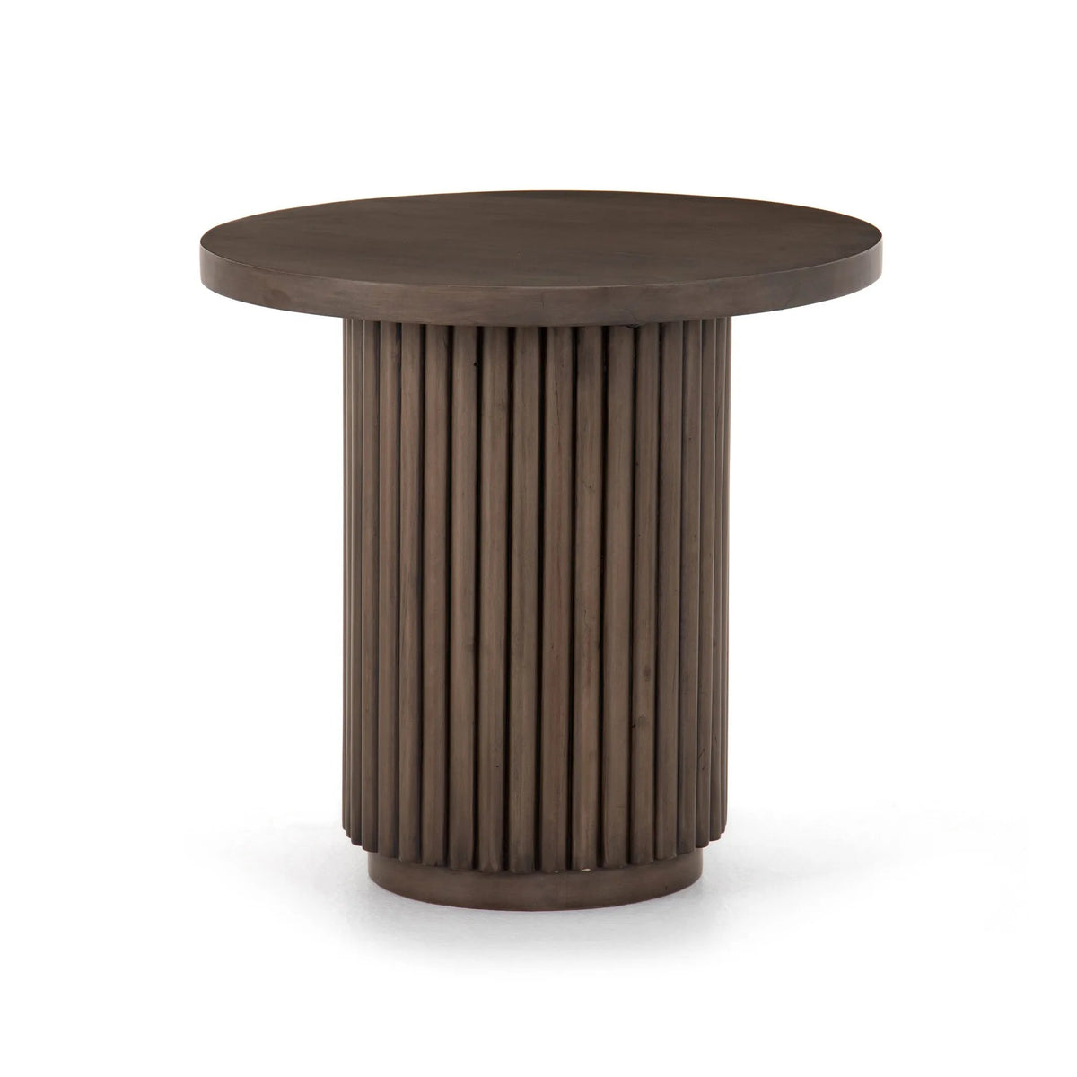 Rutherford Reclaimed Ashen Brown End Table | ready to ship!