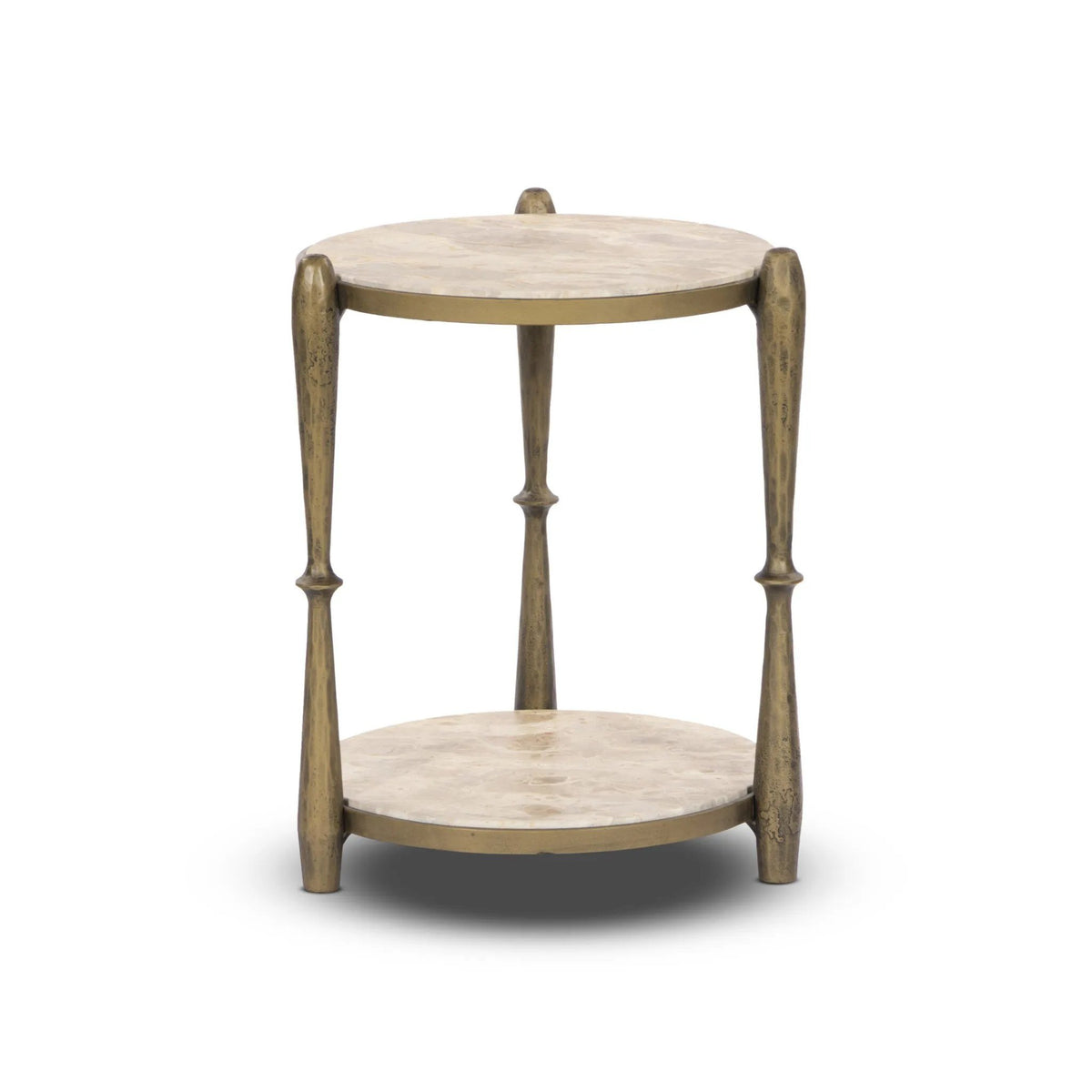 Ruthie Fossil Marble End Table | shipping 09/09/2025