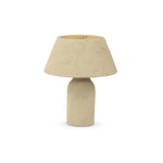 Featuring Sagredo Light Paper Mache Table Lamp by Four Hands at Amethyst Home. Craft warmth in any space with a table lamp made from clay and paper mache. With a fluid shape inspired by an antique jug, this lamp is perfect for bringing extra light to your workspace or bedside reading ritual. Overall Dimensions: 16.00"w x 16.00"d x 20.00"h. Amethyst Home provides interior design, new home construction design consulting, vintage area rugs, and lighting in the Newport Beach metro area.