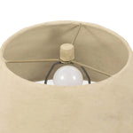 Featuring Sagredo Light Paper Mache Table Lamp by Four Hands at Amethyst Home. Craft warmth in any space with a table lamp made from clay and paper mache. With a fluid shape inspired by an antique jug, this lamp is perfect for bringing extra light to your workspace or bedside reading ritual. Overall Dimensions: 16.00"w x 16.00"d x 20.00"h. Amethyst Home provides interior design, new home construction design consulting, vintage area rugs, and lighting in the Washington metro area.