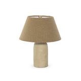 Featuring Sagredo Taupe Boucle Table Lamp by Four Hands at Amethyst Home. Craft warmth in any space with a table lamp made from clay and paper mache. With a fluid shape inspired by an antique jug, this lamp is perfect for bringing extra light to your workspace or bedside reading ritual. Overall Dimensions: 16.00"w x 16.00"d x 20.00"h. Amethyst Home provides interior design, new home construction design consulting, vintage area rugs, and lighting in the Kansas City metro area.