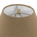 Featuring Sagredo Taupe Boucle Table Lamp by Four Hands at Amethyst Home. Craft warmth in any space with a table lamp made from clay and paper mache. With a fluid shape inspired by an antique jug, this lamp is perfect for bringing extra light to your workspace or bedside reading ritual. Overall Dimensions: 16.00"w x 16.00"d x 20.00"h. Amethyst Home provides interior design, new home construction design consulting, vintage area rugs, and lighting in the Salt Lake City metro area.