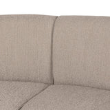 Featuring Sanda Kerbey Camel Dining Banquette by Four Hands at Amethyst Home. Dramatically shaped and tightly tailored, ivory high-performance fabric places a sensible twist on an elegant banquette-style dining bench.Overall Dimensions: 122.50"w x 74.00"d x 35.50"hWeight : 206.36 lbsMaterials: 96% Polyester, 4% Acrylic, Eucalyptus Plywood, 100% Recycled Pla. Amethyst Home provides interior design, new home construction design consulting, vintage area rugs, and lighting in the Park City metro area.