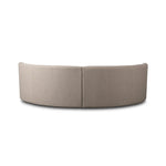 Featuring Sanda Kerbey Camel Dining Banquette by Four Hands at Amethyst Home. Dramatically shaped and tightly tailored, ivory high-performance fabric places a sensible twist on an elegant banquette-style dining bench.Overall Dimensions: 122.50"w x 74.00"d x 35.50"hWeight : 206.36 lbsMaterials: 96% Polyester, 4% Acrylic, Eucalyptus Plywood, 100% Recycled Plas. Amethyst Home provides interior design, new home construction design consulting, vintage area rugs, and lighting in the Portland metro area.