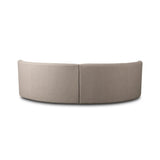 Featuring Sanda Kerbey Camel Dining Banquette by Four Hands at Amethyst Home. Dramatically shaped and tightly tailored, ivory high-performance fabric places a sensible twist on an elegant banquette-style dining bench.Overall Dimensions: 122.50"w x 74.00"d x 35.50"hWeight : 206.36 lbsMaterials: 96% Polyester, 4% Acrylic, Eucalyptus Plywood, 100% Recycled Plas. Amethyst Home provides interior design, new home construction design consulting, vintage area rugs, and lighting in the Portland metro area.