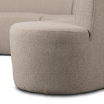 Featuring Sanda Kerbey Camel Dining Banquette by Four Hands at Amethyst Home. Dramatically shaped and tightly tailored, ivory high-performance fabric places a sensible twist on an elegant banquette-style dining bench.Overall Dimensions: 122.50"w x 74.00"d x 35.50"hWeight : 206.36 lbsMaterials: 96% Polyester, 4% Acrylic, Eucalyptus Plywood, 100% Recycled Plast. Amethyst Home provides interior design, new home construction design consulting, vintage area rugs, and lighting in the Seattle metro area.