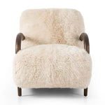 This versatile accent chair is upholstered in a faux Mongolian shearling with a textural high pile. A contrasting, chunky parawood frame hugs the seat and is wire-brushed for a warm, vintage feel Amethyst Home provides interior design, new home construction design consulting, vintage area rugs, and lighting in the Winter Garden metro area.