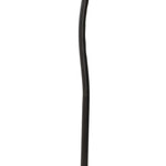 A curved cast iron tripod base pairs with an elongated boucle shade for a sculpted, minimalist look that works into any room with ease Amethyst Home provides interior design, new home construction design consulting, vintage area rugs, and lighting in the Tampa metro area.