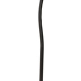 A curved cast iron tripod base pairs with an elongated boucle shade for a sculpted, minimalist look that works into any room with ease Amethyst Home provides interior design, new home construction design consulting, vintage area rugs, and lighting in the Tampa metro area.